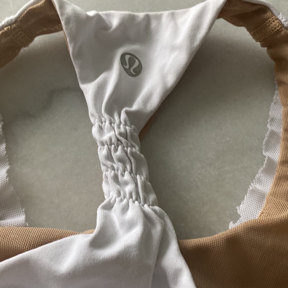 Lululemon White Racerback Tank - Picture 3 of 3